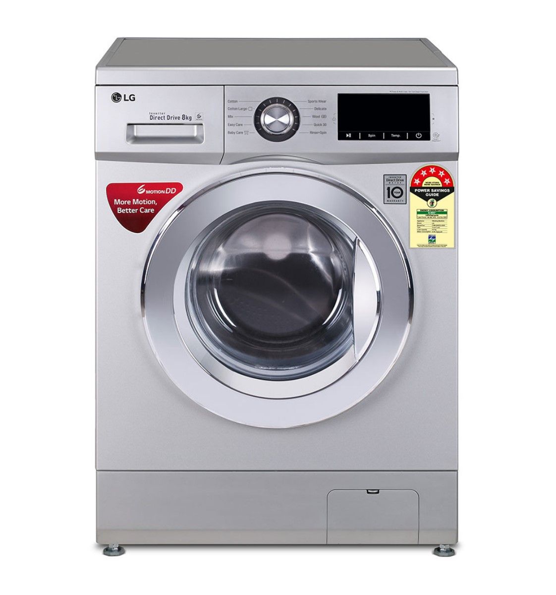 LG 8 KG FRONT LOADING WASHING MACHINE FOR SALE Gallery Image