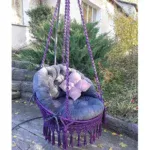 Outdoor Swing Chair Manual User Hanging for sale Gallery Image