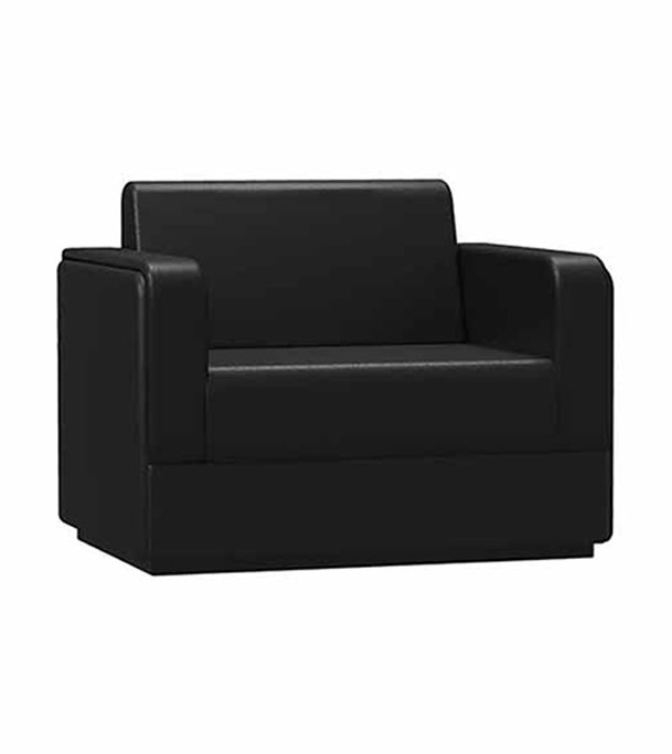 Regal Black Visitor Office Sofa for sale Gallery Image