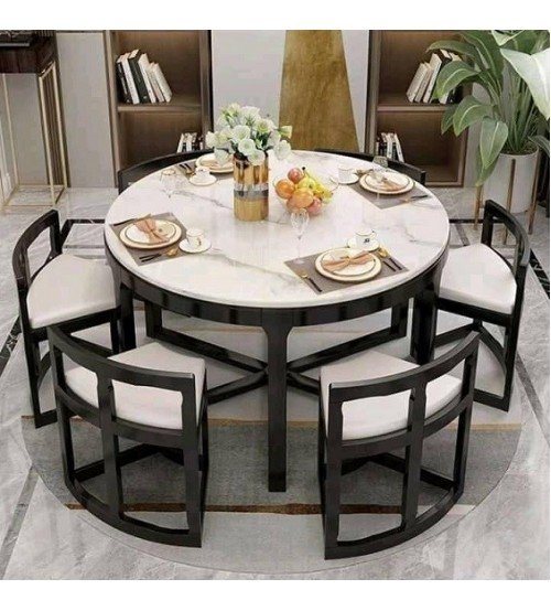 Space Saving New Round Dining Table for sale Gallery Image