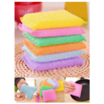 Dish Wash Scrubber - 4Pcs - Assorted Colors
